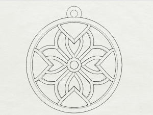 ASAV GOLD PENDANT 3D Print Model