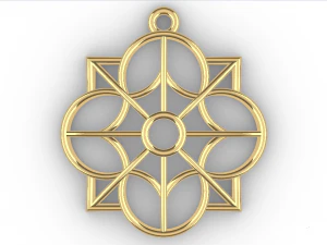 CIONDOLO IN ORO DARSH Modello di stampa 3D