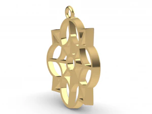 DARSH GOLD PENDANT 3D Print Model