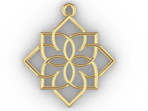 ЗОЛОТОЙ КУЛОН ГИРИВАР 3D Принт Модель