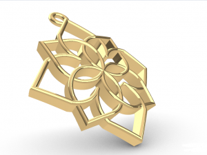 GIRIVAR GOLD PENDANT 3D Baskı Modeli