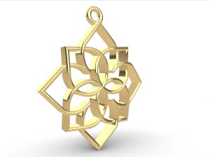 GIRIVAR GOLD PENDANT 3D Baskı Modeli