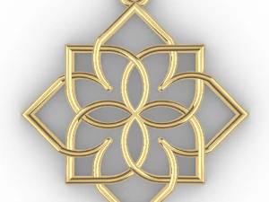 GIRIVAR GOLD PENDANT 3D Print Model