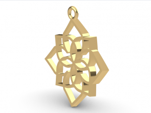GIRIVAR GOLD PENDANT 3D Baskı Modeli