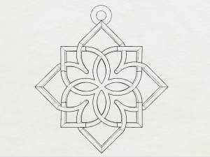 GIRIVAR GOLD PENDANT 3D Baskı Modeli