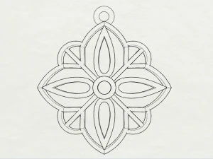 CHETAS GOLD PENDANT 3D Print Model