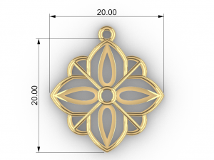 CHETAS GOLD PENDANT Modelo de Impressão 3D