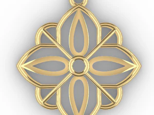 CHETAS GOLD PENDANT 3D Print Model