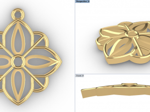 CHETAS GOLD PENDANT Modelo de Impressão 3D