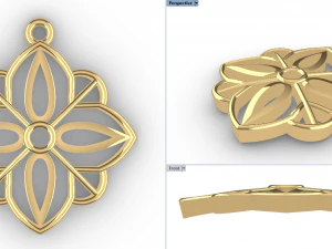 CHETAS GOLD PENDANT 3D Print Model