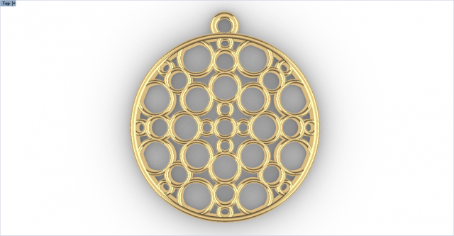 DIYA GOLD PENDANT Model Cetak 3D .c4d .max .obj .3ds .fbx .stl .blend