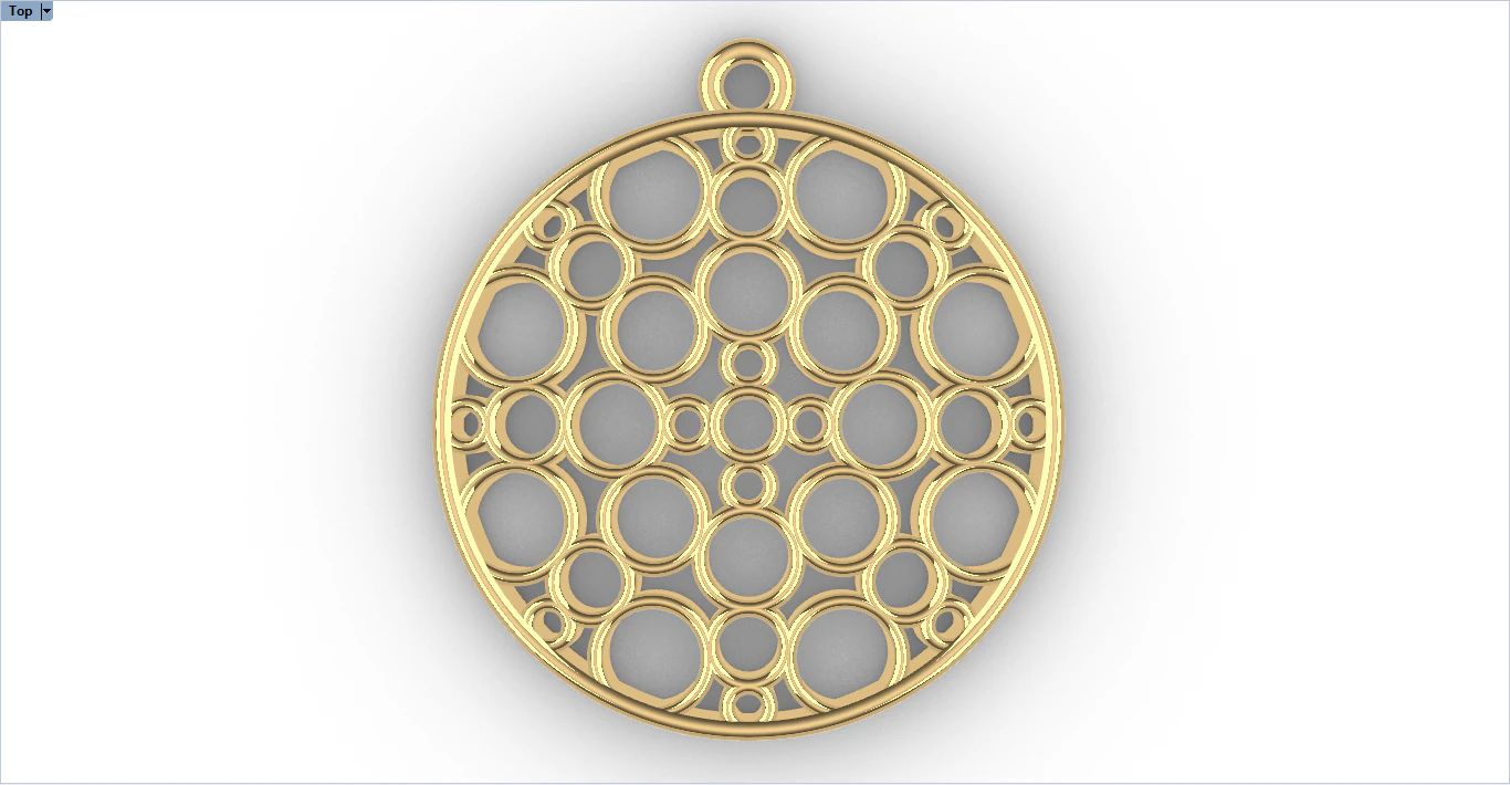DIYA GOLD PENDANT 3D Print Model .c4d .max .obj .3ds .fbx .stl .blend