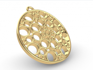 DIYA GOLD PENDANT Model Cetak 3D