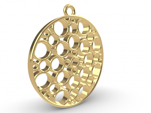 DIYA GOLD PENDANT Model Cetak 3D