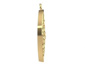 DIYA GOLD PENDANT Model Cetak 3D
