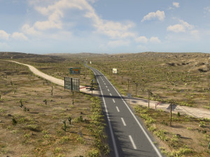 route 66 in blender 3Dモデル