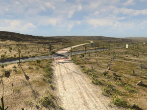 route 66 in blender 3D Model