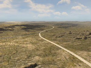 route 66 in blender 3D Model