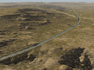 route 66 in blender 3D Модель
