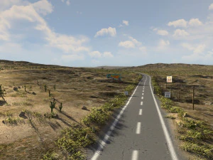 route 66 in blender 3D Model