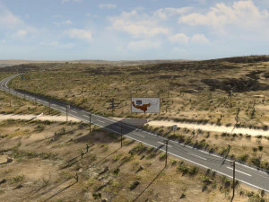 route 66 in blender 3D Model
