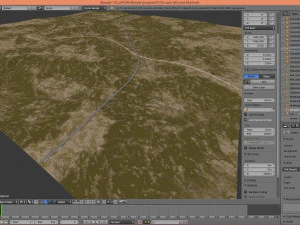 route 66 in blender 3D Model