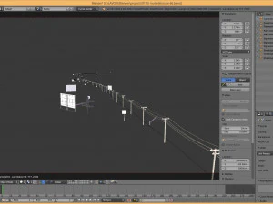 route 66 in blender 3D Model
