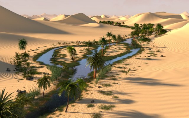 the long oasis in blender 3D-Modell .c4d .max .obj .3ds .fbx .stl .blend 