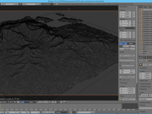green island in blender 3D 모델