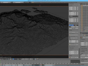 green island in blender 3D Model