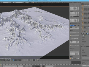 green island in blender 3D 모델