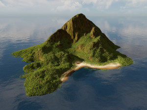 islands bundle in blender 3D-Modell