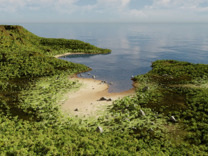 islands bundle in blender 3D-Modell