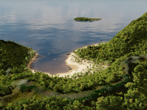 islands bundle in blender 3D-Modell