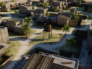 desert village in blender 3D-Modell