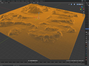 map002 lowland in blender 3D 모델