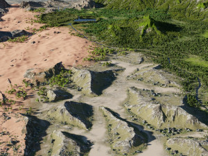 map003 biomes the garden in blender 3D 模型