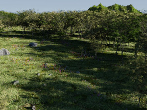 map003 biomes the garden in blender 3D 模型