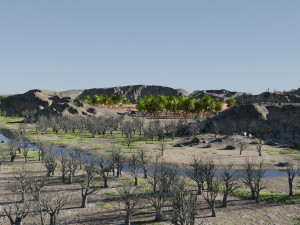 map003 biomes the garden in blender 3D 模型