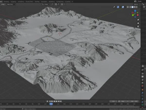 map003 biomes the garden in blender 3D Model