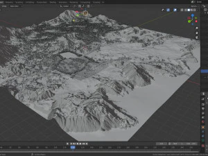 map003 biomes the garden in blender 3D Model