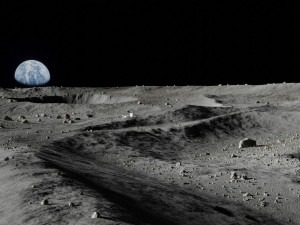 map004 moon lunar landscape in blender 3D Model
