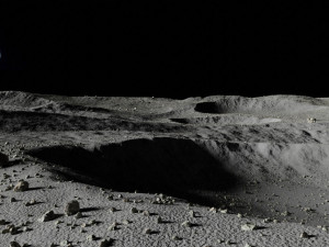 map004 moon lunar landscape in blender 3D Model
