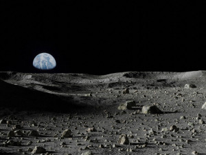 map004 moon lunar landscape in blender 3D Model