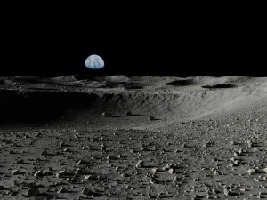 map004 moon lunar landscape in blender 3D Model