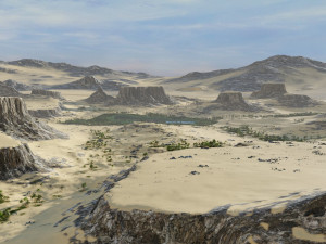 oasis and shelter in blender 3D Model