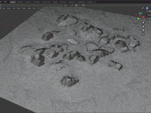 oasis and shelter in blender 3D Model