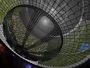 space colony in blender 3Dモデル