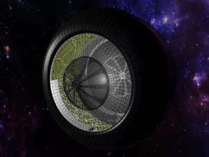 space colony in blender 3D Model
