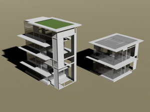 space colony in blender 3D 모델